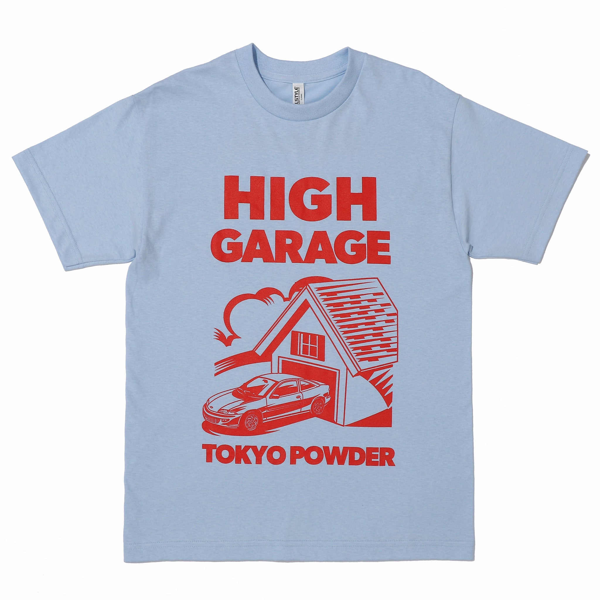 GARAGE Tee - BLUE * 東京粉末 – TOKYO POWDER