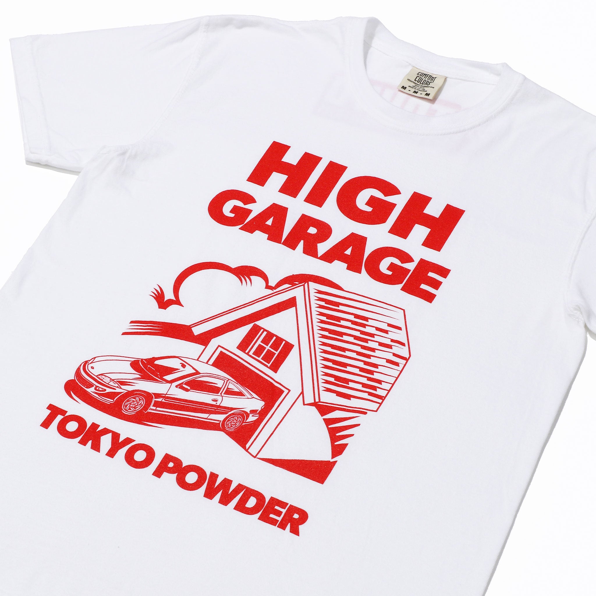 GARAGE Tee - WHITE * 東京粉末 – TOKYO POWDER